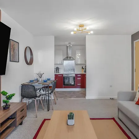 Japanese Suite 2Bed 2Bath, Free Park, Netfix, 75 Inch Tv, Games - City Centre- Maihom Birmingham Exterior photo
