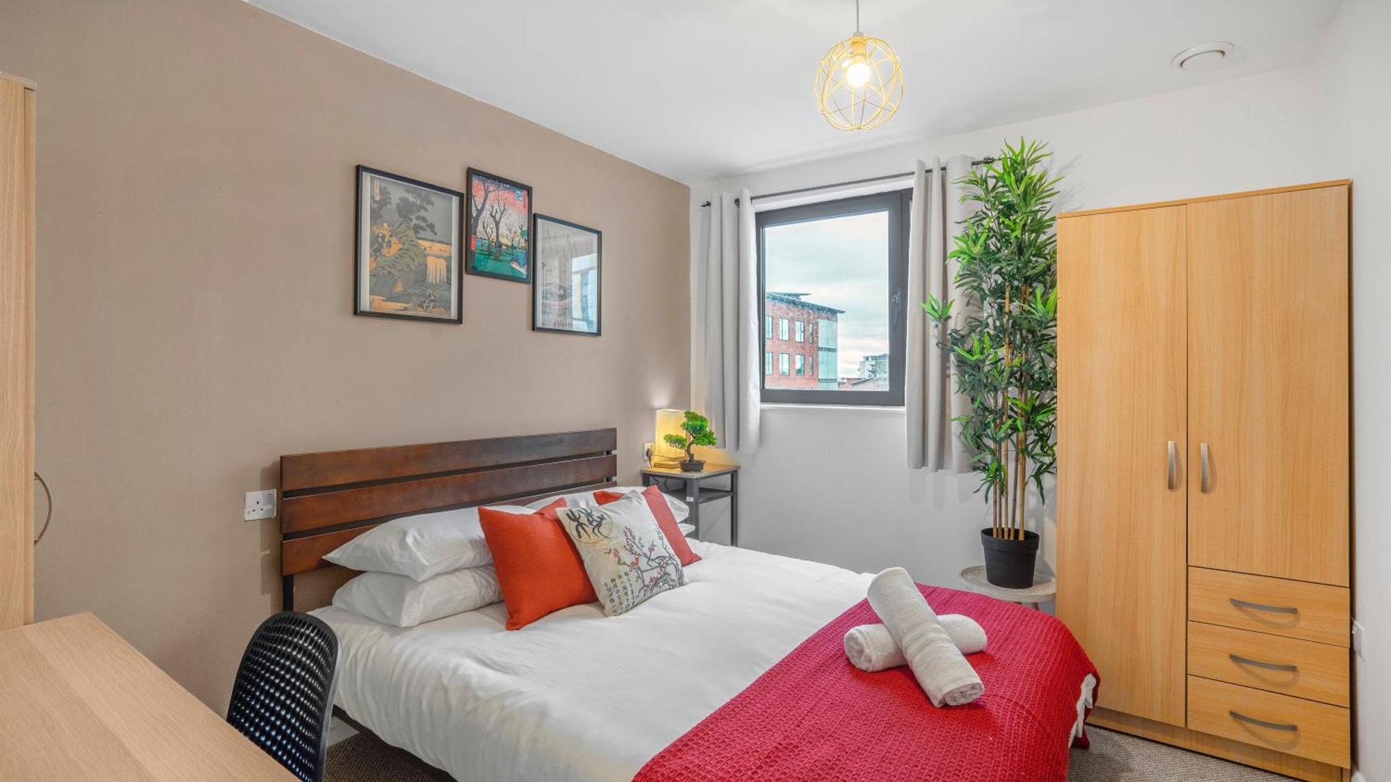 Japanese 2bed 2bath, Free Park, Netfix, 75 Inch Tv, Games - Centre- Maihom Апартаменты