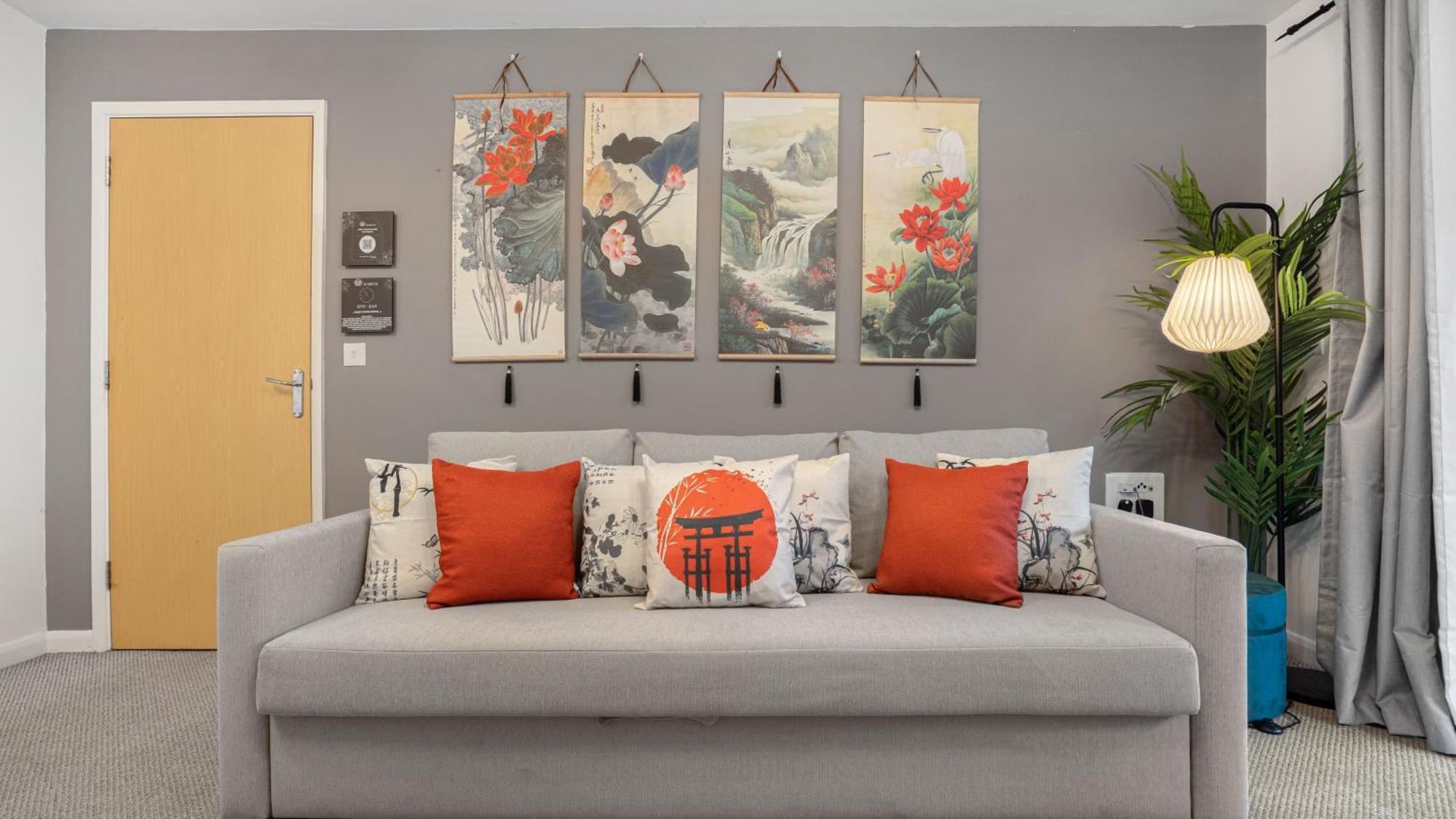 Апартаменты Japanese 2bed 2bath, Free Park, Netfix, 75 Inch Tv, Games - Centre- Maihom Бирмингем