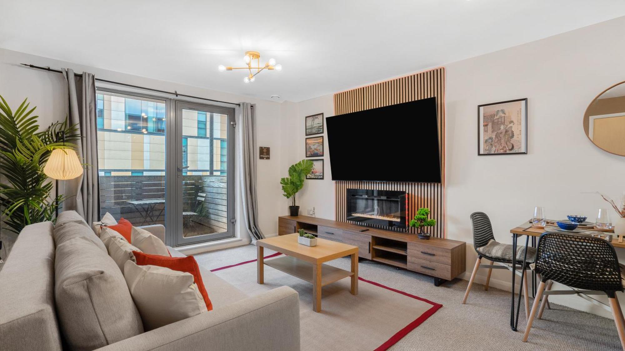 Japanese 2bed 2bath, Free Park, Netfix, 75 Inch Tv, Games - Centre- Maihom Апартаменты *